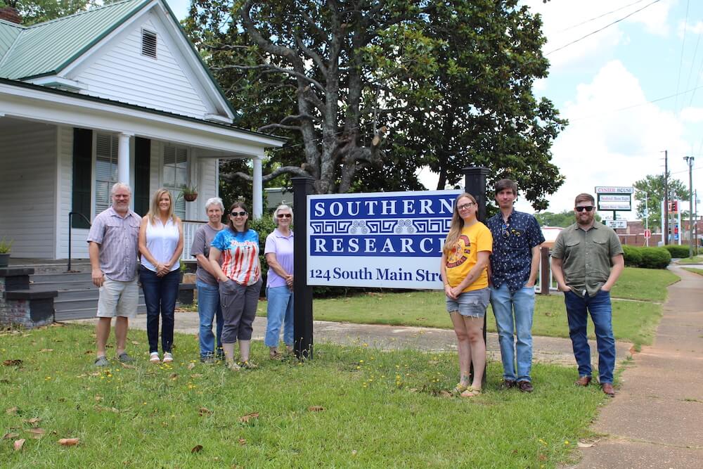 Staff of Southern Research in front of the office.